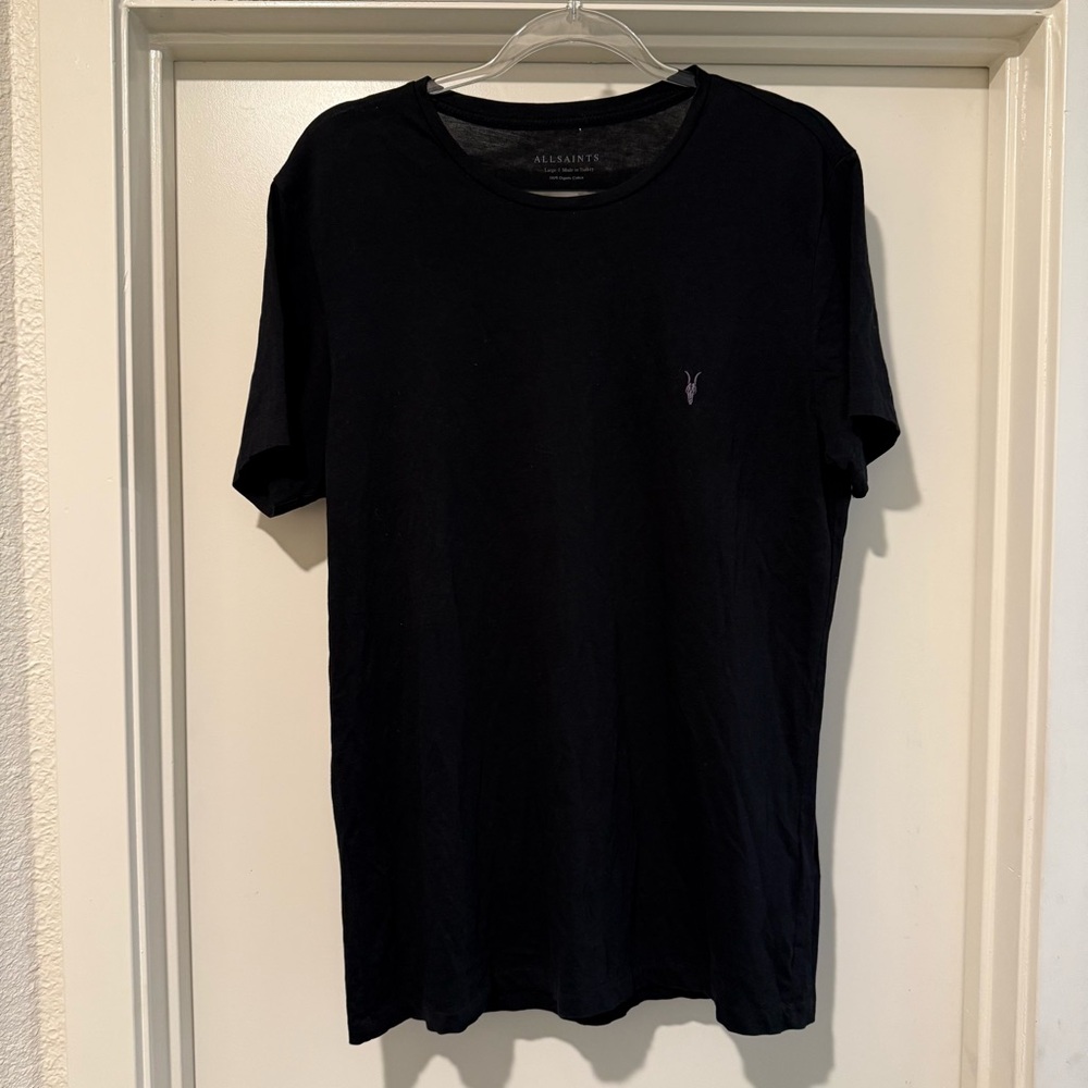 All Saints Black Men's T-Shirt